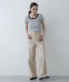 センスオブプレイス　ストレートレッグデニム