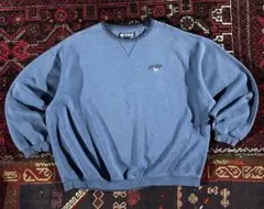 USA古着 ヘビーウェイト オールドデザイン スウェット ネイビー L