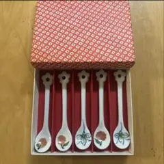 未使用　陶器製スプーン 5本セット