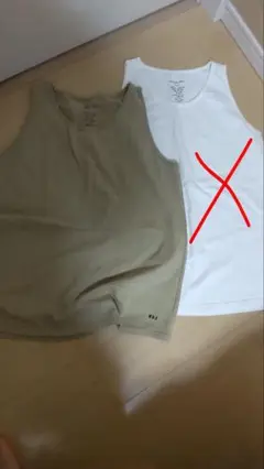 wax ワックス タンクトップ 1種 ハードマン カーキ