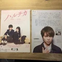 佐藤勝利 ハルチカ チラシ