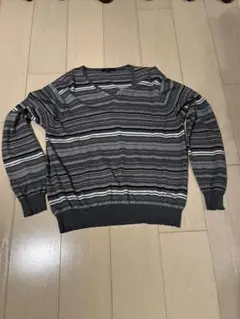 BURBERRY Mサイズ ストライプ長袖カットソー