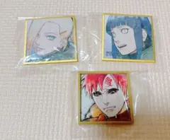 NARUTO 豆ガシャ 色紙 我愛羅 いの ヒナタ