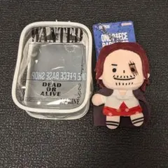 ONE PIECE シャンクス ゆびぬマスコット ポーチ