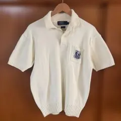 美品　ラルフローレン　Polo Ralph Lauren アイボリー ポロシャツ