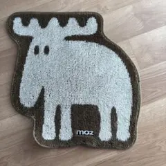 moz マット ヘラジカデザイン ブラウン