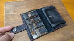 レザー コインケース ブラック