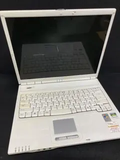 【ジャンク】ホワイトノートPC 日本語キーボード