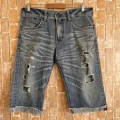 EDWIN BLUE TRIP 503 ハーフパンツ デニム パンツ 34