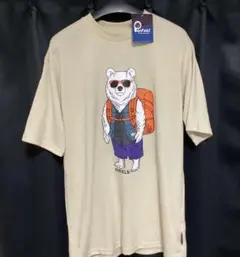 Penfield ペンフィールド　クマ イラスト Tシャツ ベージュ　Lサイズ