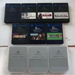 動作未確認]メモリーカード PS2 7枚 PS1 3枚 セット - メルカリ
