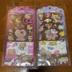 サンリオキャラクターズ ドロップジェリーシール 日焼け ２枚セット