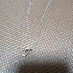 シルバー ハート型 ネックレス