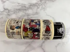 PEANUTSキャラクター マスキングテープ 4ロールセットのサムネイル