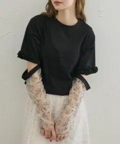 idem 袖レース切り替えトップスのサムネイル