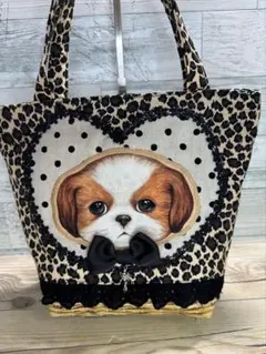 031231 コヤンイサムチョン　ヒョウ柄保冷バッグ　ランチバッグ　あんこちゃん