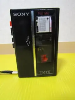 SONY カセットテープレコーダー　TCM-17 昭和レトロ(D196) SONY カセットテープレコーダー TCM-17 昭和レトロ - メルカリ