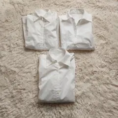 ホワイトシャツ 3枚セット シンプル 定番