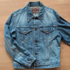 【美品】BIG JOHN SPIRIT ライトブルーデニムジャケットＬ