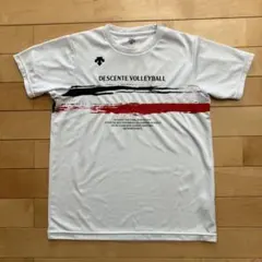 DESCENTE バレーボールシャツ ホワイト