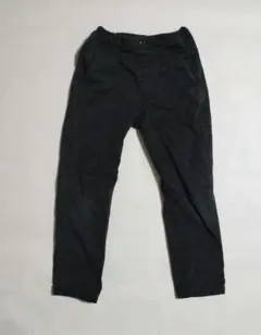 キッズ ロングパンツ ブラック　裏起毛