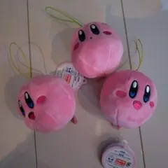 美品　カービィ ぬいぐるみマスコット 3個セット