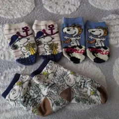スヌーピー　キッズソックス15-18cm