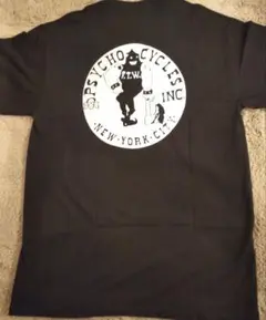 激レア PSYCHO CYCLES サイコサイクルズ Tシャツ 黒 新品未使用 PSYCHO CYCLES/サイコサイクルズ NYC SHOVEL HEAD SS TEE/T