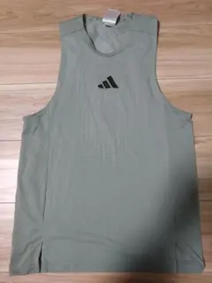 【美品】adidas アディダス AIRCHILL タンクトップ XS グリーン