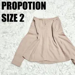 PROPORTION ブラウス 長袖 プルオーバー ニュアンスカラー【478】のサムネイル