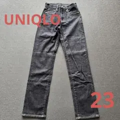 新品　ユニクロ　UNIQLO スリム　ストレート　ジーンズ　23 デニム　パンツ