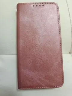 AquosWISH2手帳型ケース （ピンク）合成皮革 3カードポケット