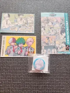 ヒロアカ 爆豪 緑谷 轟 オリジン 轟焦凍 缶バッジ メモリアルカード