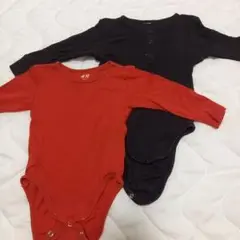 H&M ボディスーツ　2セット　4-6m