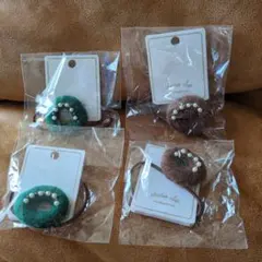 新品未使用)studio clipふわふわ！ヘアゴム4点セット！定価3080円