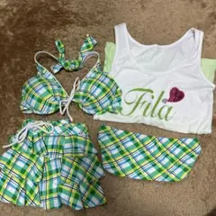 子供水着　4点セット　FILA