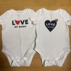 GAP baby ロンパース半袖 3-6ヶ月 60 70 2枚セット