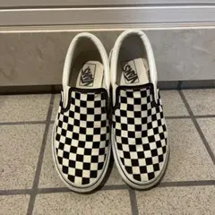 VANS チェッカーパターン スリッポン