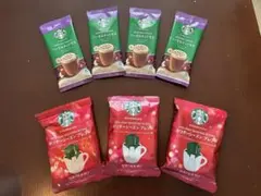 スターバックス ヘーゼルナッツモカ4袋・ホリデーシーズンブレンド3袋セット