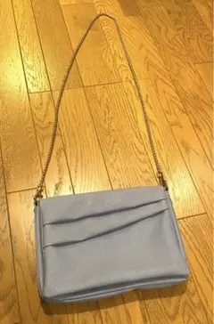 ショルダーバッグ　クラッチバッグ　水色　結婚式など