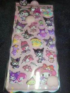 サンリオ　おしり　桃シール