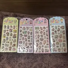 立体シール 3D立体浮雕可愛貼紙 4枚セット