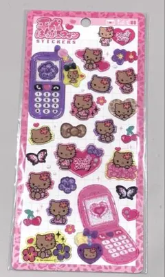 【国内正規品】平成ハッピーふぉん　ハローキティ キャラクターシール