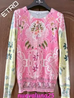 値下げ セール☆極美品 エトロ 洗練 プレシャス 春 シルク 美人 カーディガンのサムネイル