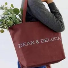 DEAN & DELUCA チャリティートートバッグ　レッドビーンズ　Lサイズ