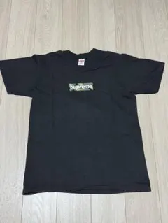 Supreme Box Logo Tシャツ ブラック カモフラ