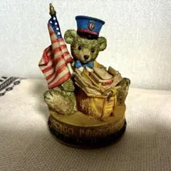 テディベア 置物 シカゴ郵便局 U.S. MAIL