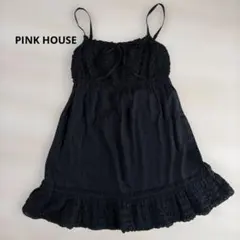 PINK HOUSE ピンクハウス キャミミニワンピース ピコフリル　バレエコア