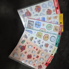 セリアディズニー 新作ぷっくりシール 6枚セットのサムネイル