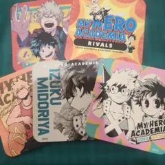 【僕のヒーローアカデミア】爆豪勝己+緑谷出久セット　・コースター